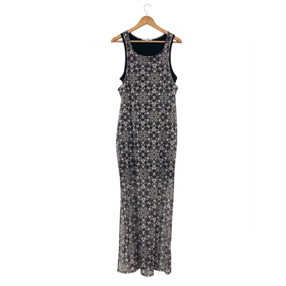 BCBGeneration‎ Maxi Dress Sheer Overlay Bodycon Size Large